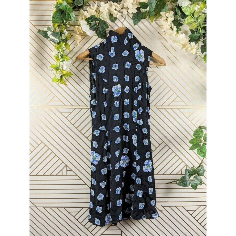 Reformation | Floral High Neck Dress